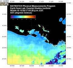 Dec 20 2017 21 UTC NOAA-19 Atch Bay SST